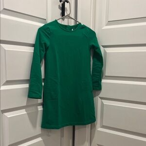 Primary Green Kids Casual Dress